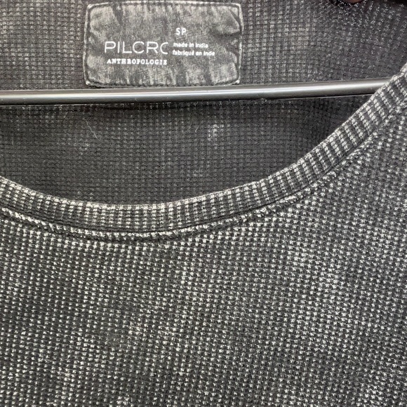 Pilcro Anthropologie Balloon Sleeve Thermal Top, Sz S - Picture 4 of 8